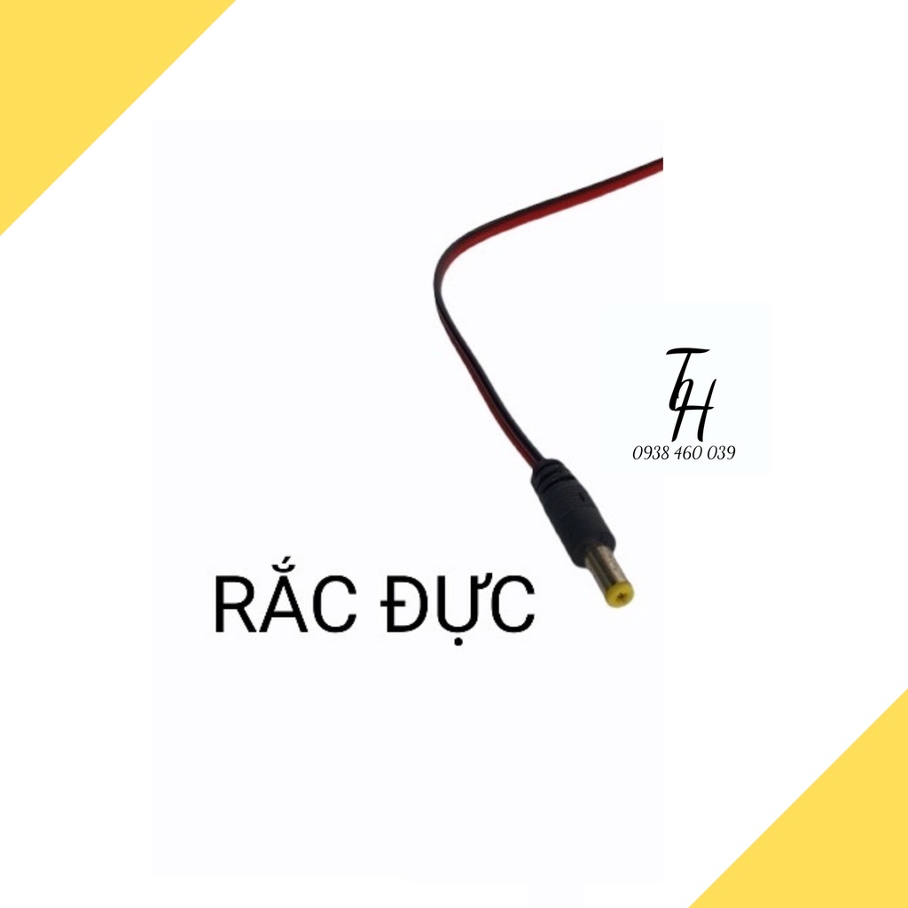 Rắc cắm DC đực cái dùng cho đèn led và camera