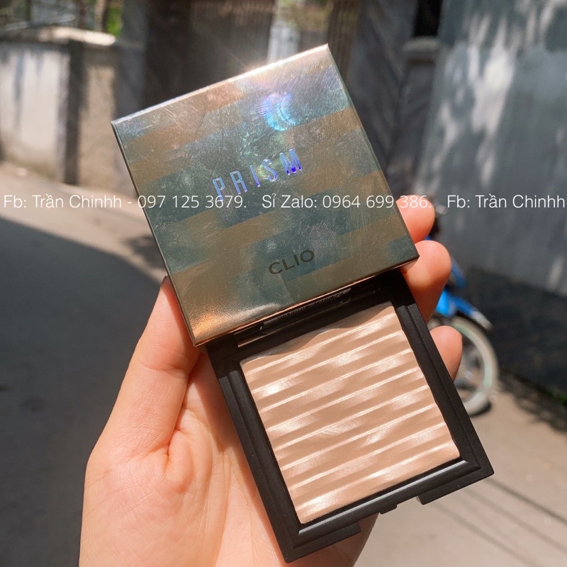 Có sẵn - Phấn bắt sáng Clio Prism Air Highlighter tone 01 Golden Sheer, 02 Fairy Pink