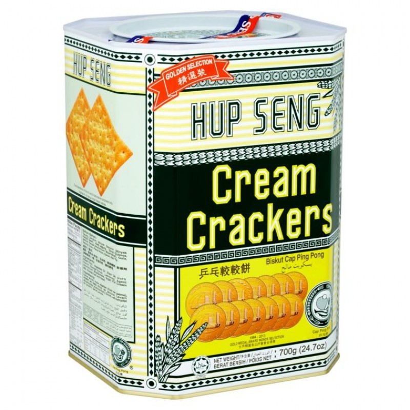 Bánh HUP SENG CREAM CRACKERS hộp lớn