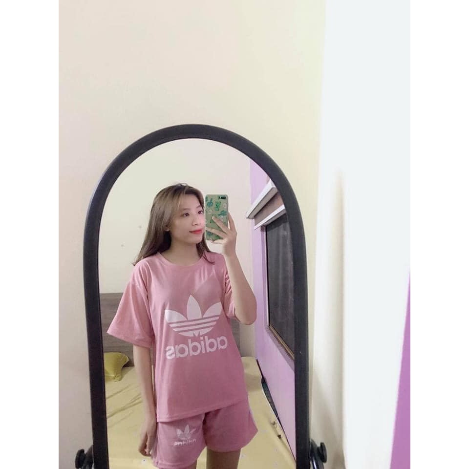 Bộ Thể Thao Kẻ Sọc Nữ 🌸 Set sporty quần short áo thun mùa hè SIÊU HOT 🌸