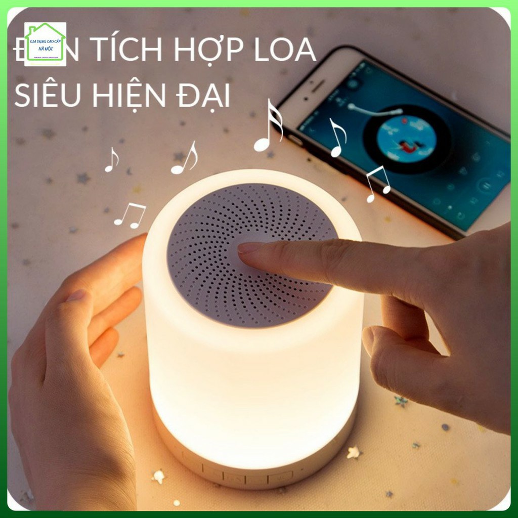 Đồng Hồ Báo Thức + Đèn Ngủ Cảm Ứng + Loa Bluetooth