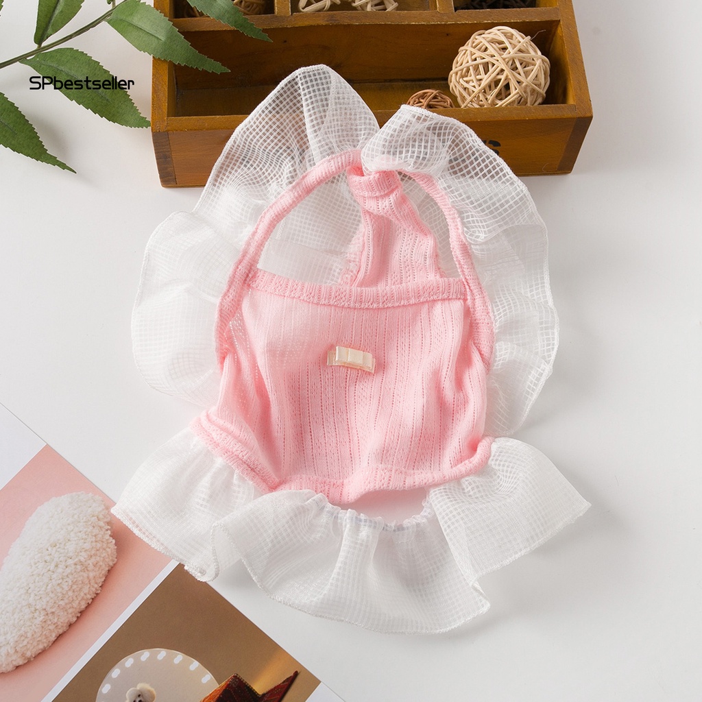 Spbestseller Đầm Tay Bay Xếp Ly Dễ Thương Có Thể Tái Sử Dụng Phù Hợp Với Mùa Hè Thoáng Khí Dành Cho Cún Cưng