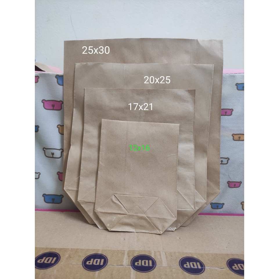 100 Túi Giấy Xi Măng Các Size