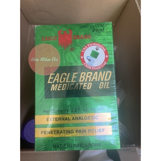 Dầu gió xanh 2 nắp eagle brand 24ml, hàng nhập mỹ 100%