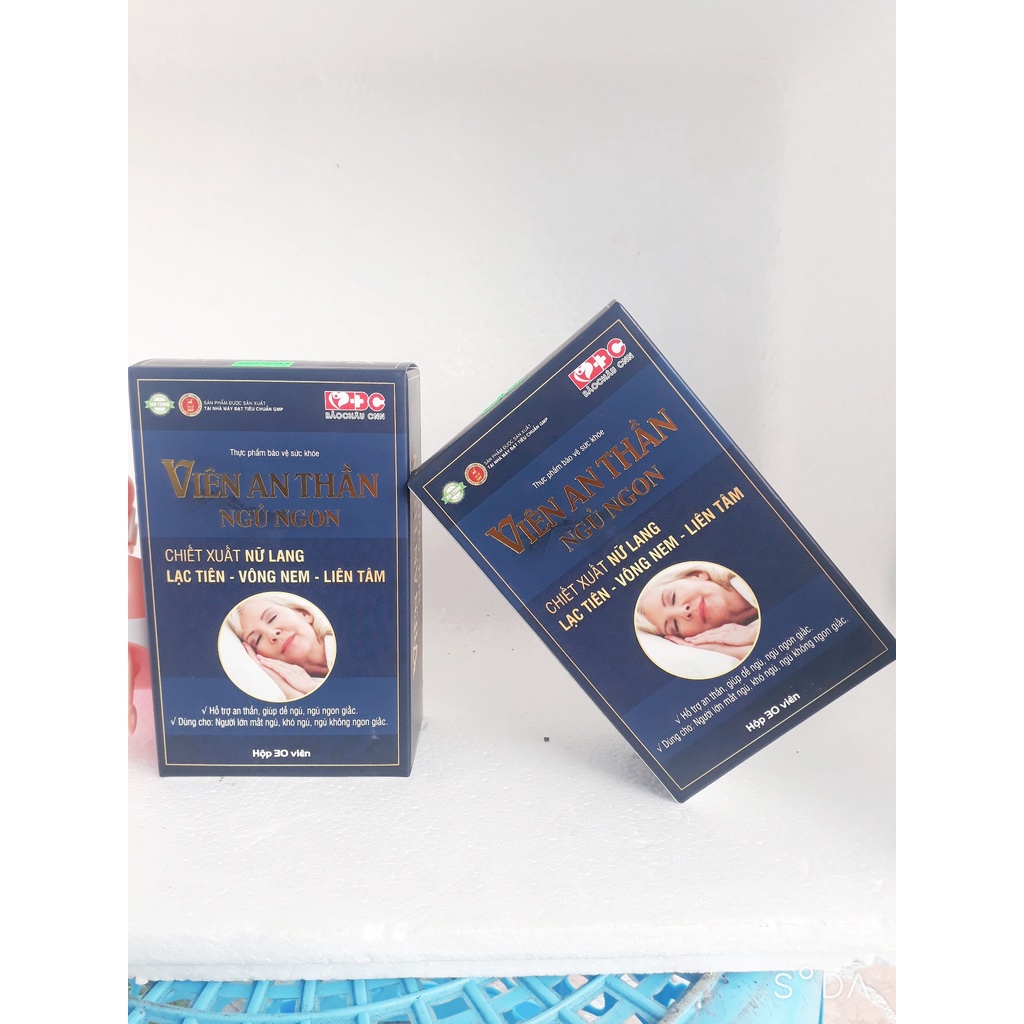 Viên an thần ngủ ngon, hỗ trợ an thần, giúp dễ ngủ, ngủ ngon giấc