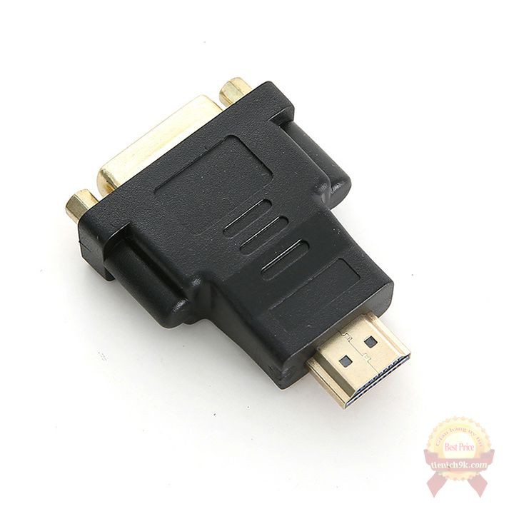 Đầu chuyển cổng HDMI sang DVI 24+5 hai chiều đa năng màu đen