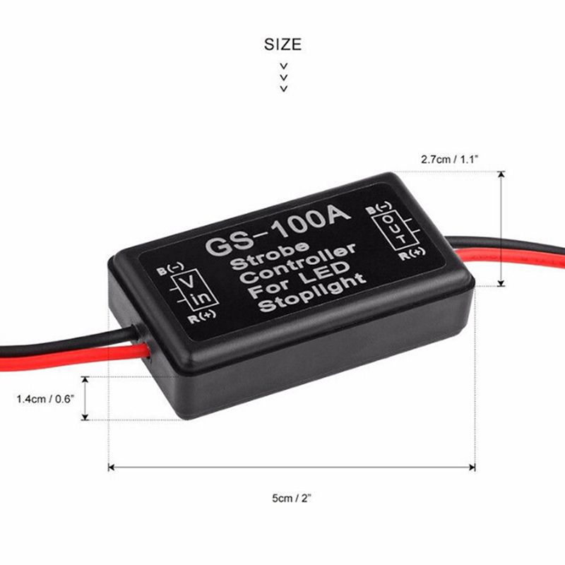 Bộ Điều Khiển Đèn Led Phanh Xe Hơi Gs-100A