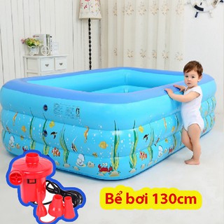 Bể bơi trẻ em 130cm, 3 tầng - Bể bơi phao 1m3