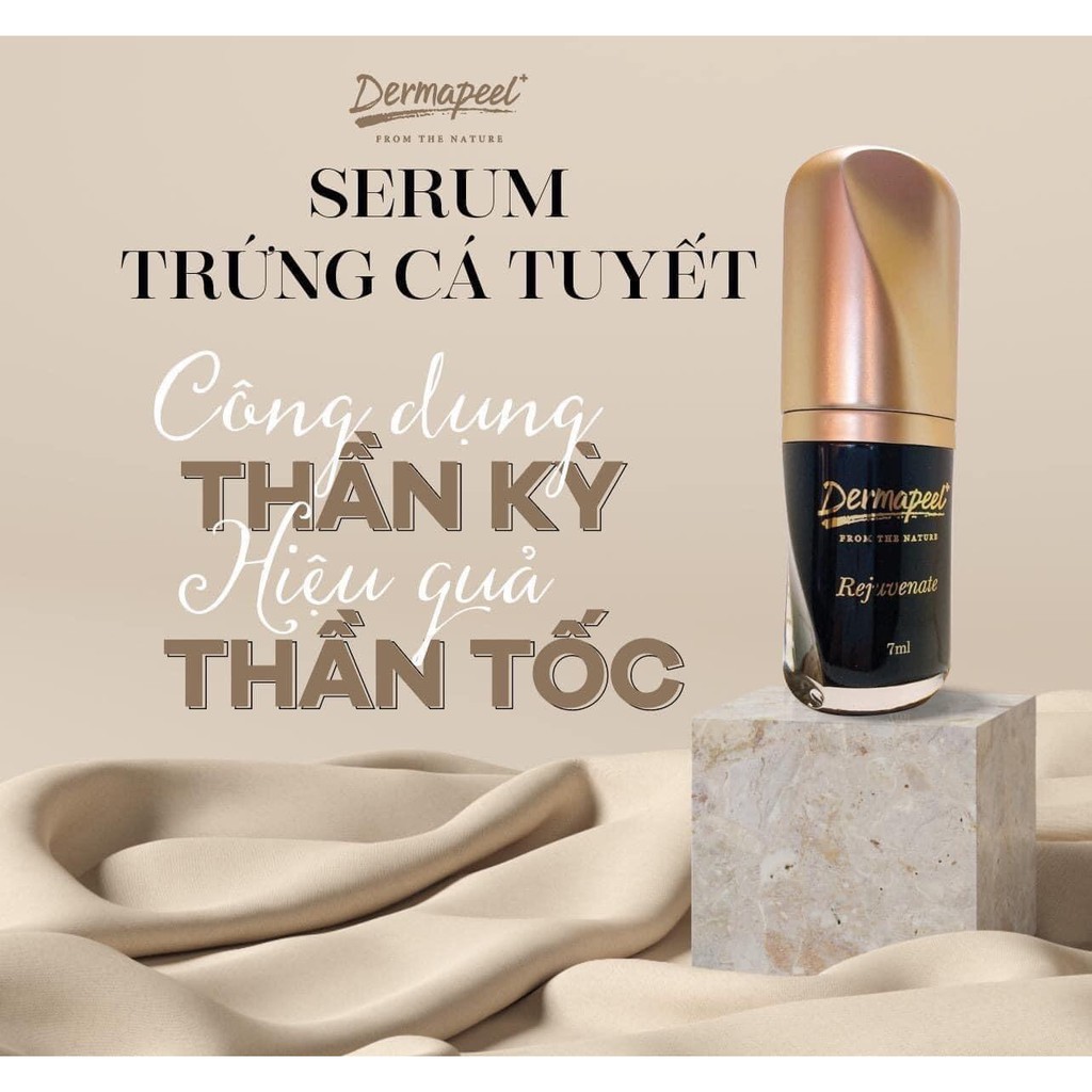 Serum Trứng Cá Tuyết Dermapeel+ 7ml - Sạch Mụn - Kiểm Soát Nhờn - Se Khít Lỗ Chân Lông - Chống Lão Hóa - Trắng Sáng