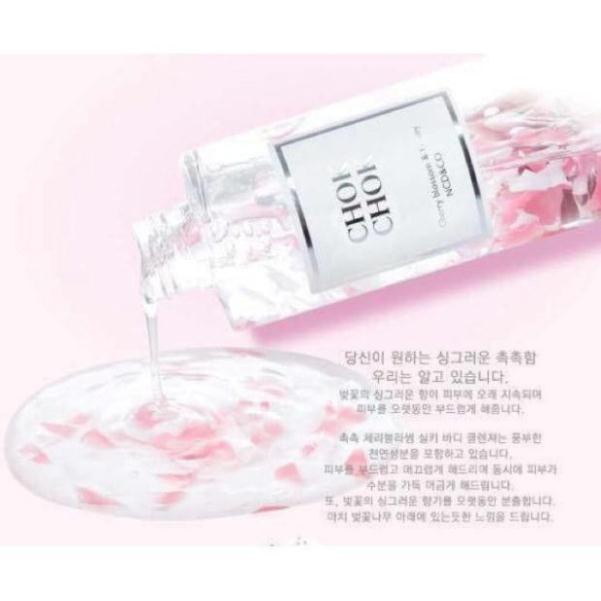 trieuphan89 Sữa tắm dưỡng ẩm sáng da Chok Chok Cherry Blossom & Honey 250ml trieuphan89