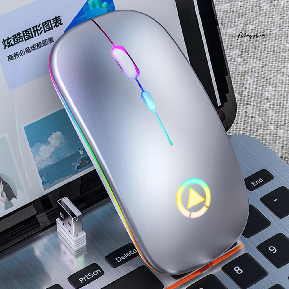 Chuột Gaming Fs + 2.4g Bluetooth 3.0 / 5.0 Không Dây