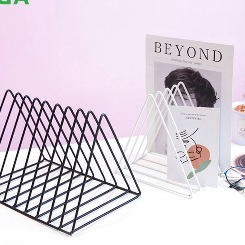 Kệ sách khung sắt để bàn phân loại sách tiện lợi - gm47
