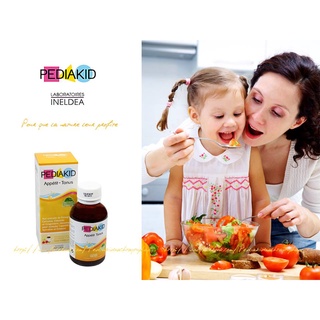 Pediakid cho bé từ 6m các vị ( mẫu mới chai thủy tinh)