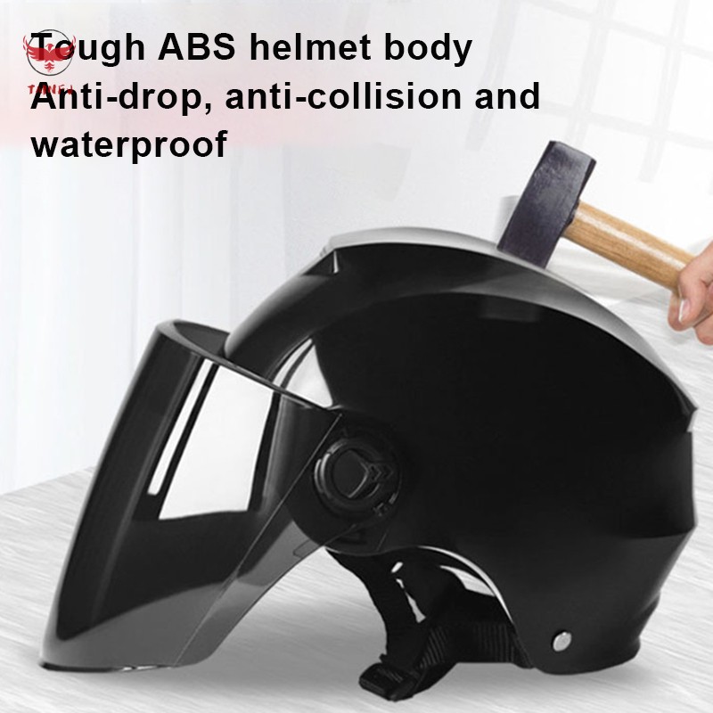 Nón Bảo Hiểm Có Kính Che Nắng Thoáng Khí Tmnfj