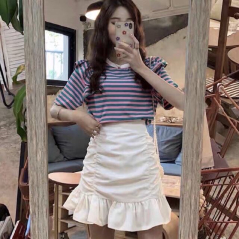 Chân váy nhún đuôi cá trẻ trung | BigBuy360 - bigbuy360.vn