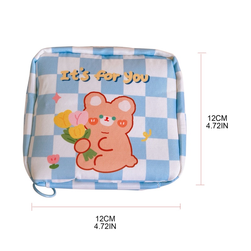 Túi Đựng Băng Vệ Sinh/ Tiền Xu Mini Sức Chứa Lớn Cho Nữ