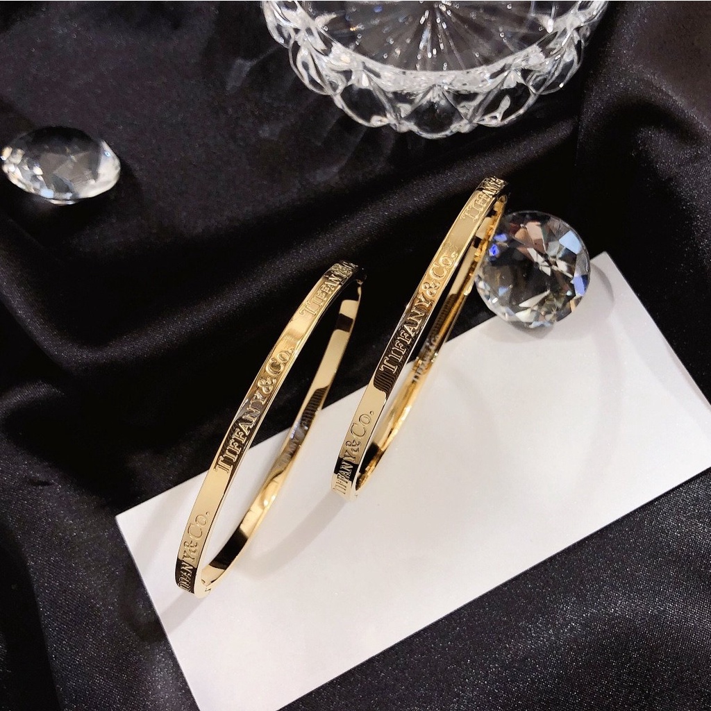 CARTIER Vòng Tay Thép Thiết Kế Đơn Giản Thời Trang Cho Nam Và Nữ