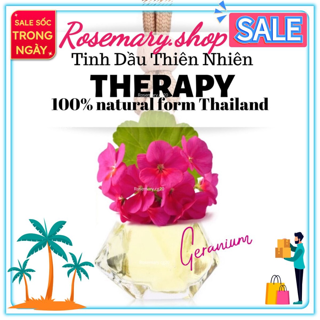 [ROSE_MARY] Tinh Dầu Treo Phòng Hương Phong Lữ Therapy