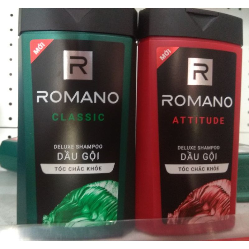 Dầu gội đầu ROMANO Classic/Attitude chai 180g