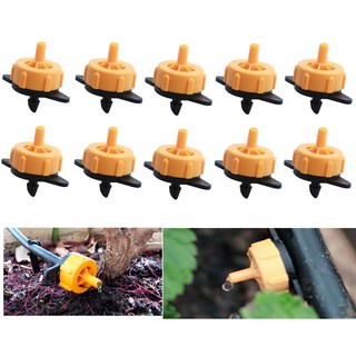10 ĐẦU TƯỚI NHỎ GIỌT BÙ ÁP 2LIT MÀU VÀNG TƯỚI GỐC