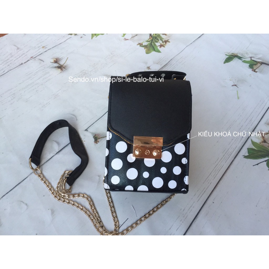 TÚI ĐỰNG ĐIỆN THOẠI CHẤM BI