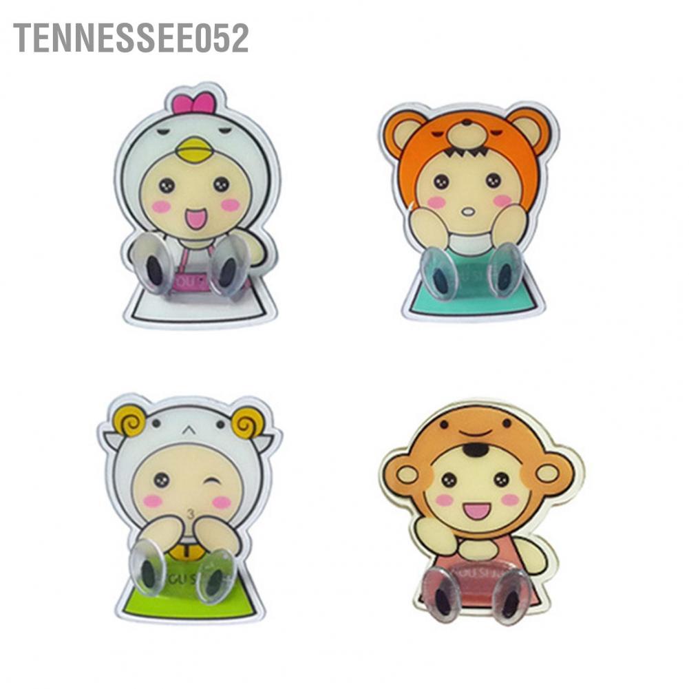 Tennessee052 Wall Hangers Animal Pattern PET ABS Material Stable Load Bearing Self Adhesive Hooks for Office Power Cord