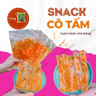 Dẻo tôm cuộn hành phi Tây Ninh cực thơm ngon-Bánh tráng dẻo cay 5 cuộn hành phi/Snack Cô Tấm