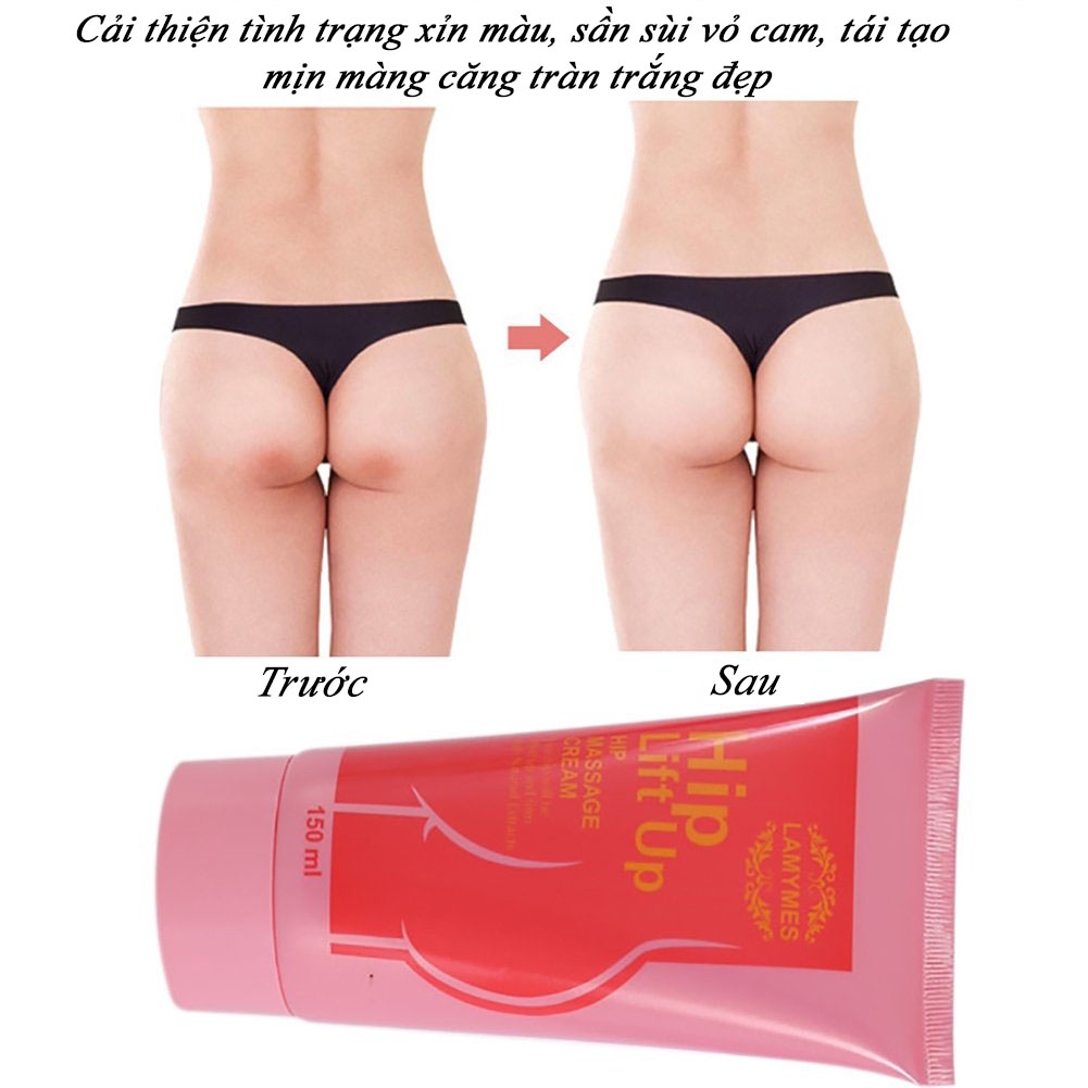 Kem Nâng mông LAMYMES Hip Lift Up 150ml Cải Thiện Vòng Ba Hiệu Quả, Giúp Nở Và Săn Chắc Mông Tối Đa (Hàng Chính Hãng) | BigBuy360 - bigbuy360.vn