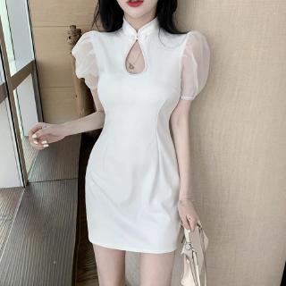 Đầm Sườn Xám Cách Tân Dáng Ôm Xẻ Tà Quyến Rũ Cho Nữ