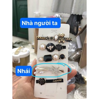 Sét 5-6 kẹp tóc hàn quốc mẫu mới , kẹp tóc mái hàn quốc