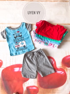 Set bộ cộc tay bé trai/bé gái