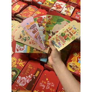 Combo 1000 bao lì xì tết 2021 kèm túi bóng