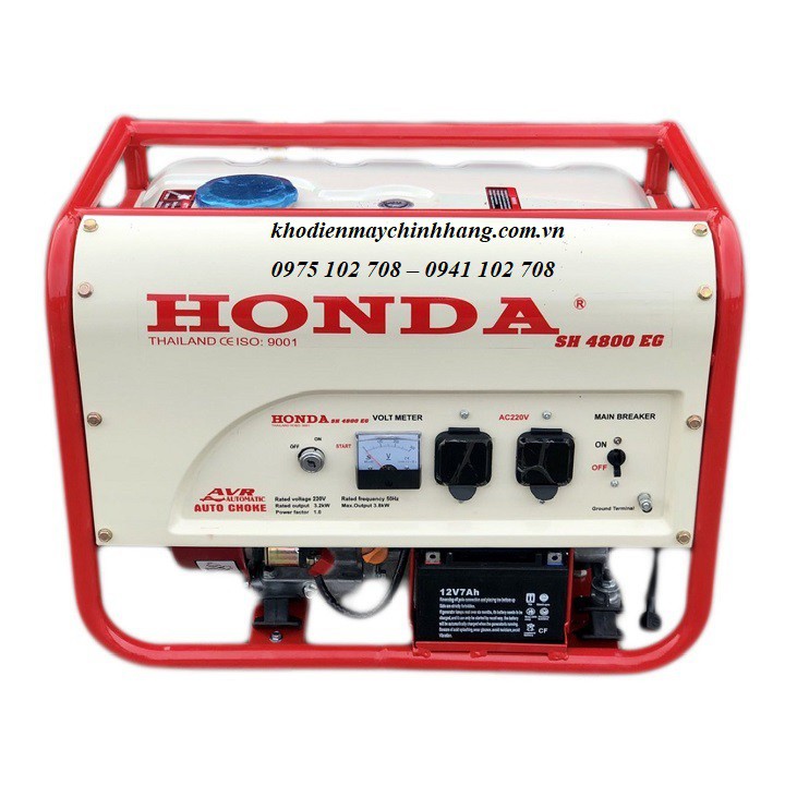 Máy phát điện Honda SH4800EG le gió tự động