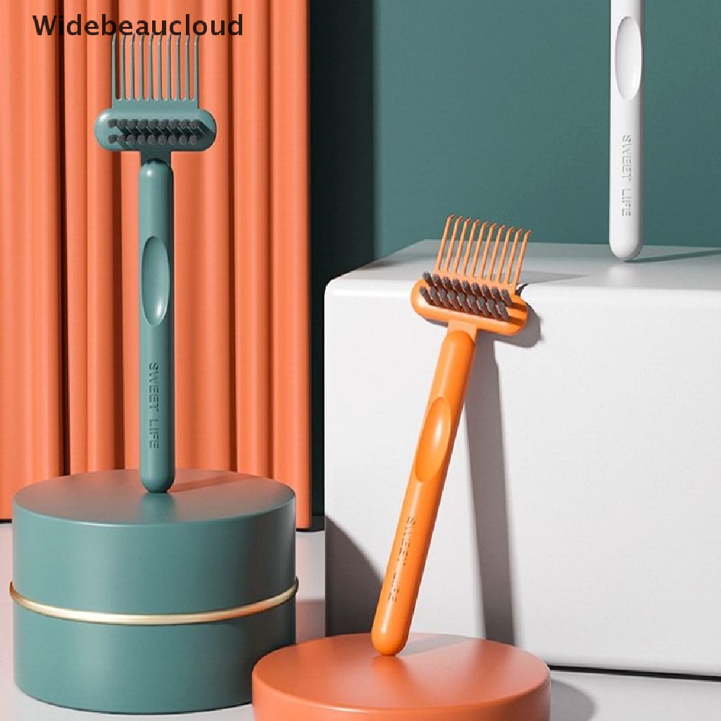 Dụng cụ vệ sinh cho lược chải tóc tiện dụng với tay cầm bằng nhựa