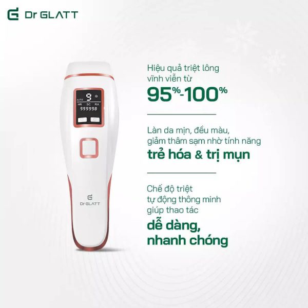 *LAGIHITECH* ( NEW) Máy triệt lông &amp; trẻ hóa da IPL PRO - Hàng Chính Hãng DR GLATT