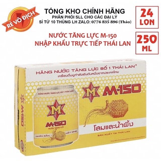 NƯỚC TĂNG LỰC M150 24 lon / thùng
