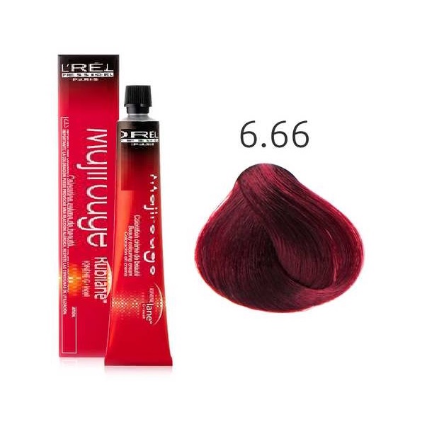 Thuốc Nhuộm Tóc Màu Nâu Đỏ Trầm 6/66 Dark Red Blonde / Brown Hair Dye Cream