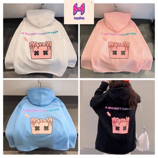 Áo Hoodie Nữ BANAWA Bigsize - Nỉ Ulzzang form rộng trơn Uni Mùa Đông