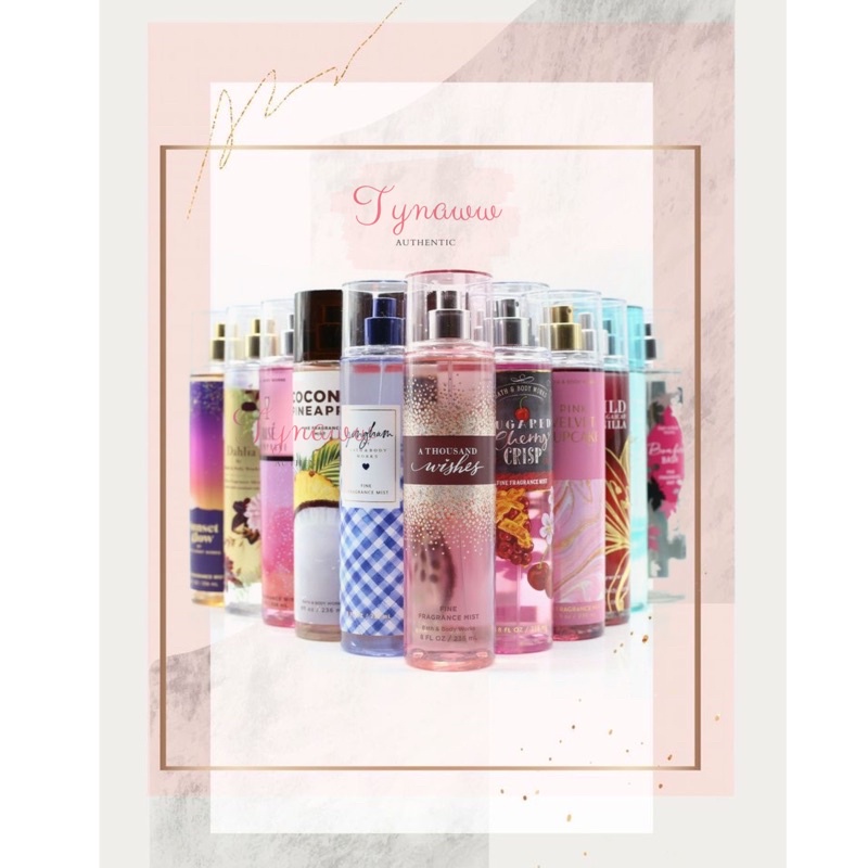 ⭐️ 10ML DẠNG CHIẾT BATH & BODY WORKS BODY MIST VER4 hàng chính hãng ⭐️