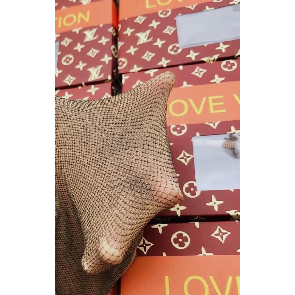 Quần tất lưới 3D siêu dai Love Vuition