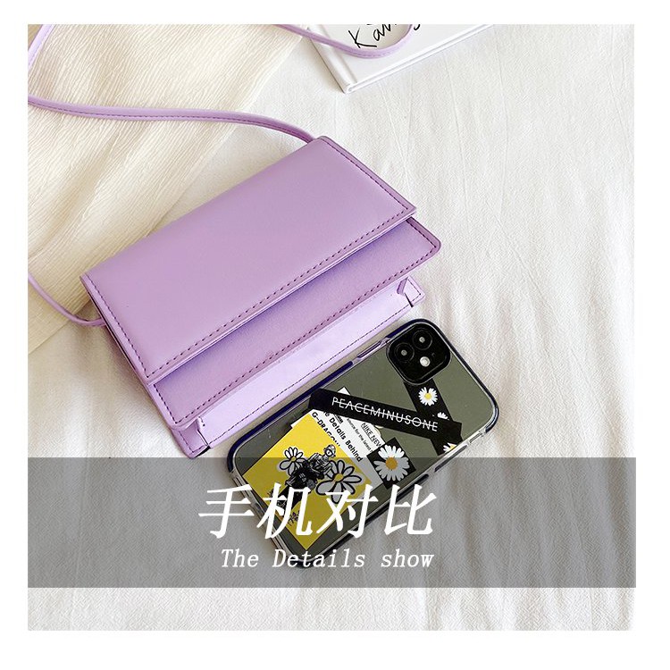 Túi đeo chéo màu sắc ngọt ngào xinh xắn cho nữ