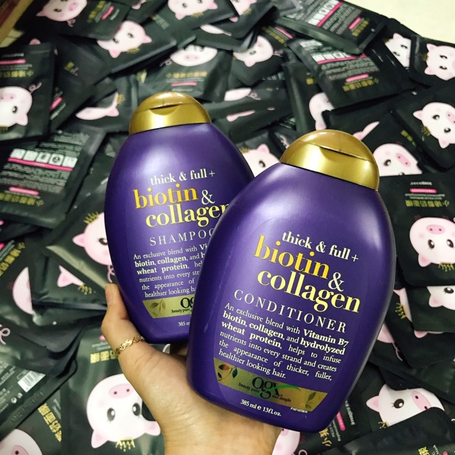 Dầu gội - xả kích thích mọc tóc BIOTIN & COLLAGEN MỸ