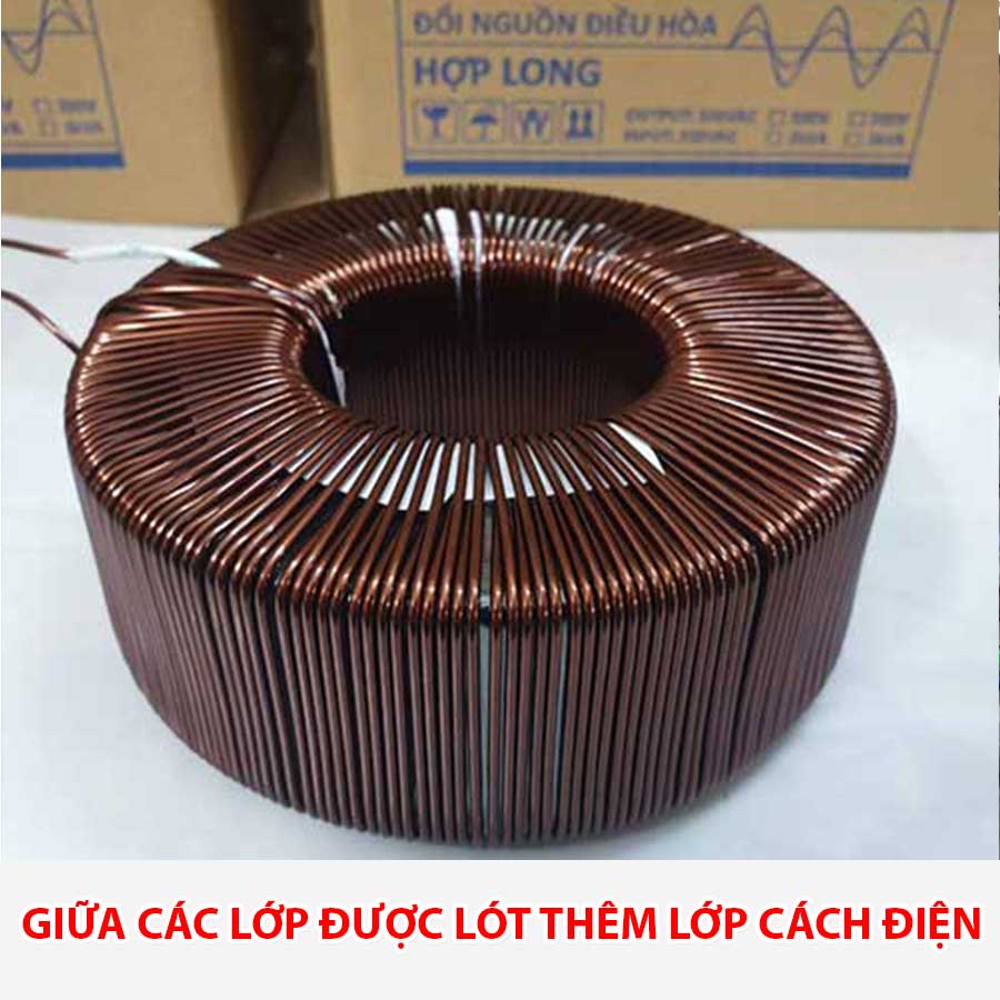 [100% Dây Đồng] Biến Áp Đổi Nguồn 220v ra 100v công suất 2000VA - Bảo Hành 3 Năm -  Chính Hãng Điện Tử Hợp Long