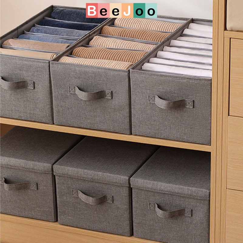 Hộp đựng quần áo chia 11 ngăn có khung cứng đựng đồ tiện lợi BeeJoo