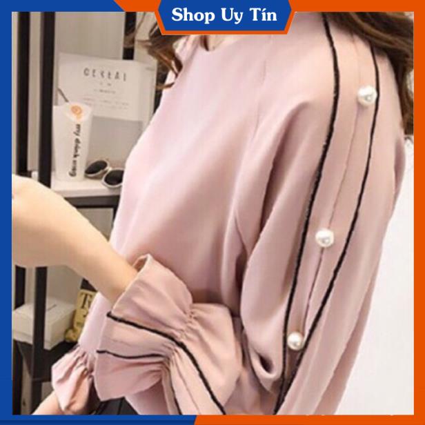 [Hàng Cao Cấp] -  ÁO KIỂU TAY VIỀN XINH ĐẸP | BigBuy360 - bigbuy360.vn