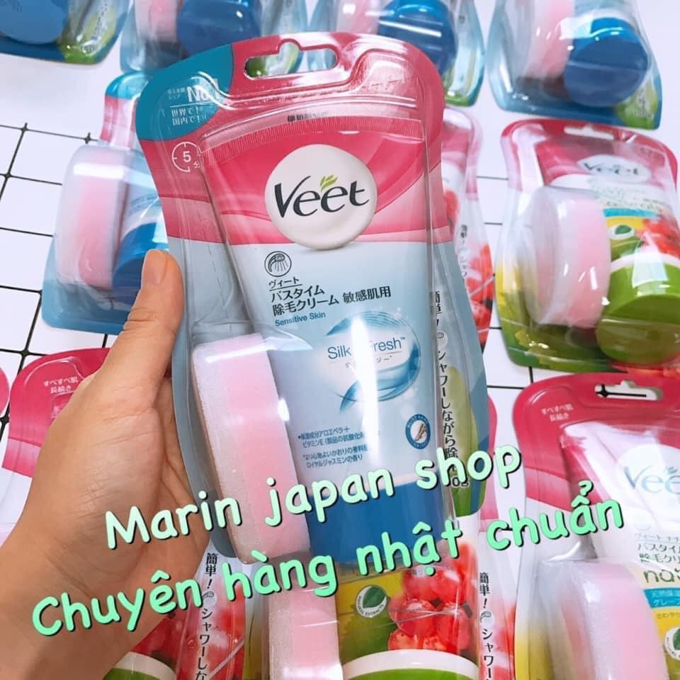 (SALE) Kem tẩy lông body VEET hàng nội địa Nhật Bản