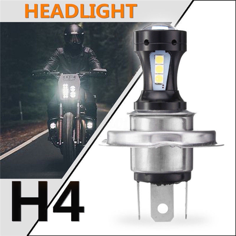Đèn pha xe máy H4 18SMD 3030 12V ánh sáng trắng 5000LM | BigBuy360 - bigbuy360.vn