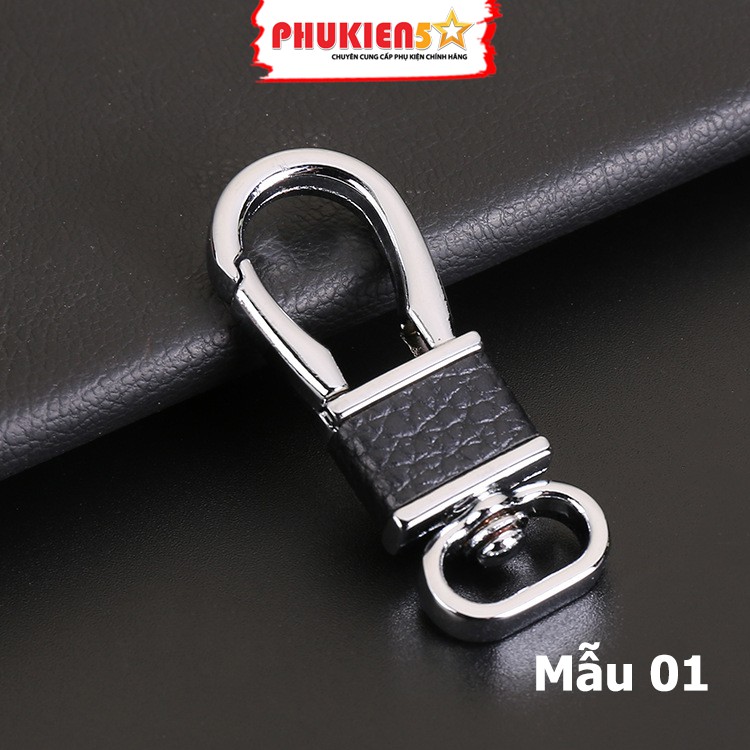 Móc khóa xe máy, ô tô đẹp chất liệu inox chốt cài lưng quần thời trang (Mẫu 1)