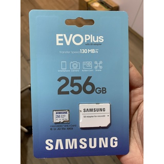 Thẻ nhớ MicroSD Samsung Evo Plus A2 U3 V30 Class10 (Đọc 130MB/s, Ghi 60MB/s)