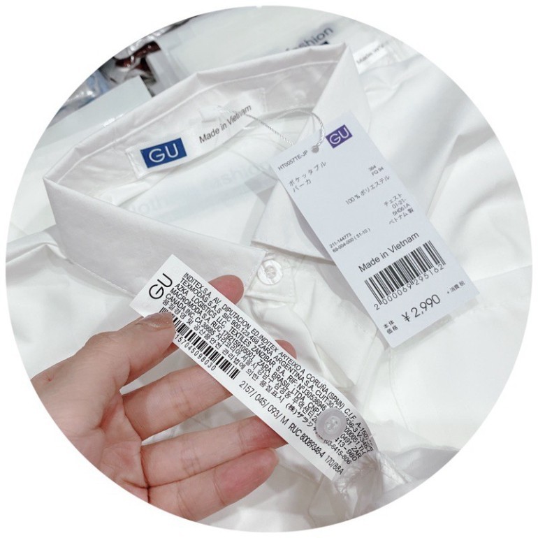 Áo Sơ Mi Trắng Nữ Cộc Tay GU - Áo Sơ Mi Nữ Trắng Công Sở Chất vải dày dặn chống nhăn | BigBuy360 - bigbuy360.vn